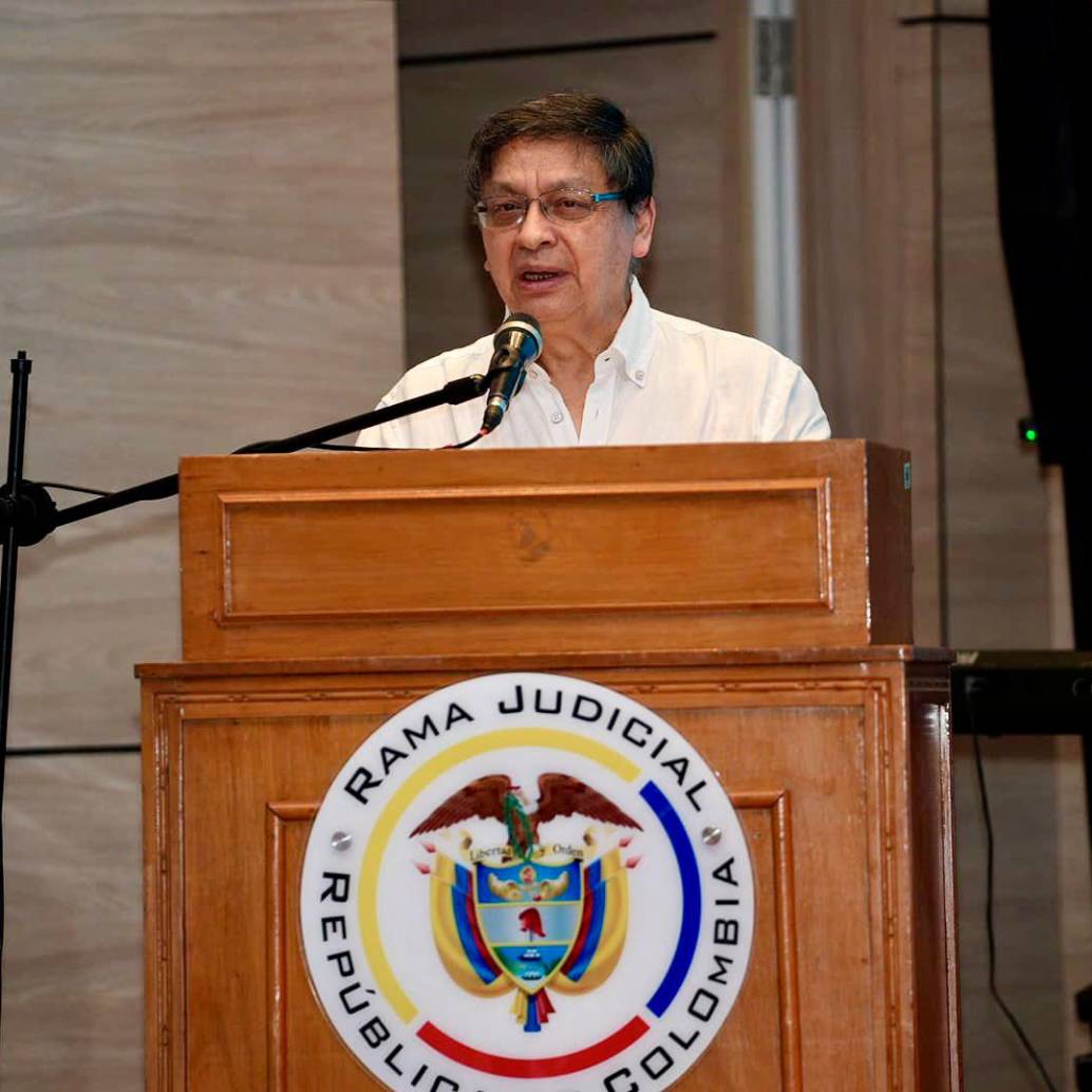 El magistrado Jorge Ibáñez presidente de la Corte Constitucional. FOTO: Cortesía
