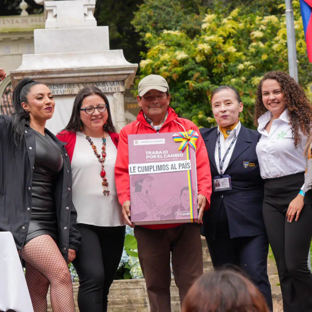 El Gobierno Petro sanciona la reforma laboral. FOTO: Presidencia.