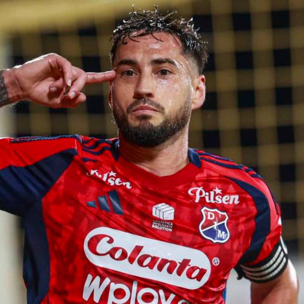 Francisco Fydriszewski, delantero del DIM que ha sido el goleador del equipo y uno de los más destacados en los últimos torneos. FOTO MANUEL SALDARRIAGA 