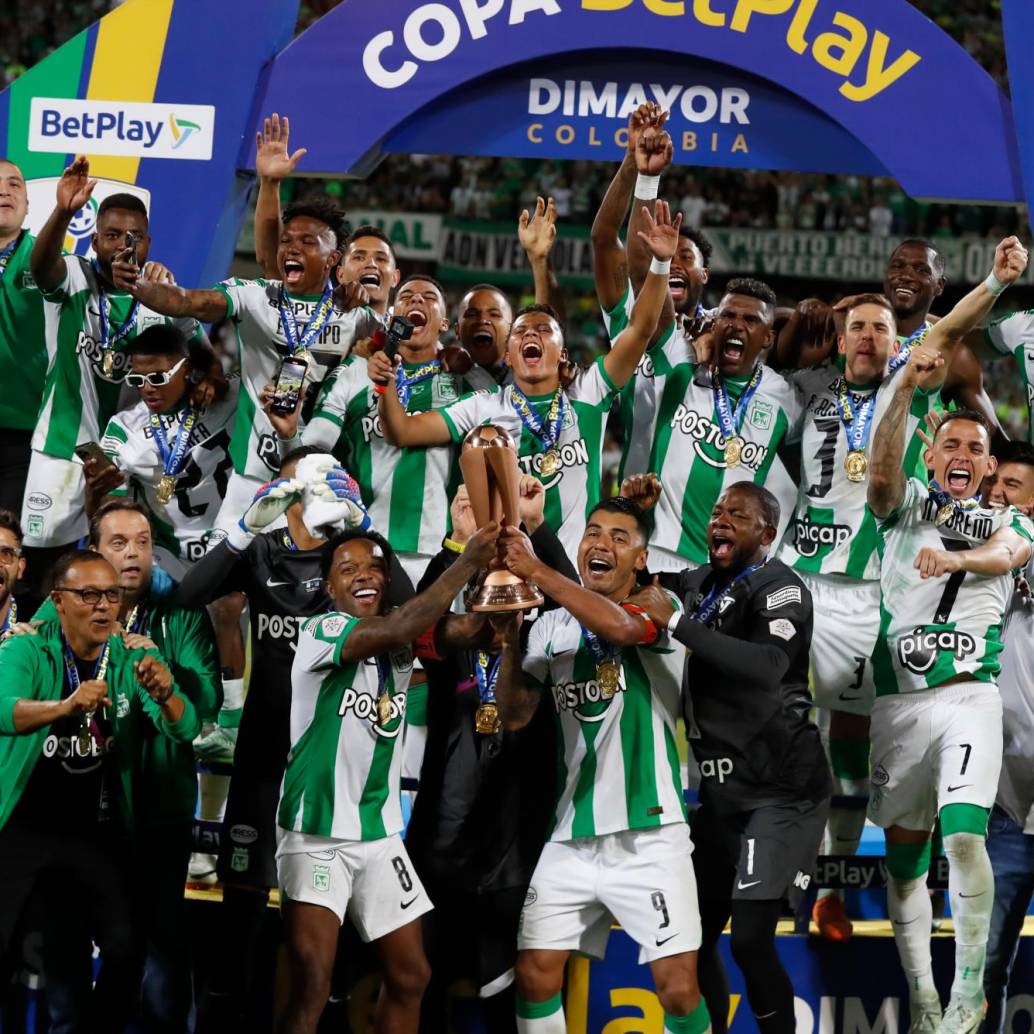 Con el triunfo ante Millonarios, Nacional consiguió su sexto título de la Copa Betplay y se consolidó como el máximo ganador del torneo. FOTO: JAIME PÉREZ 
