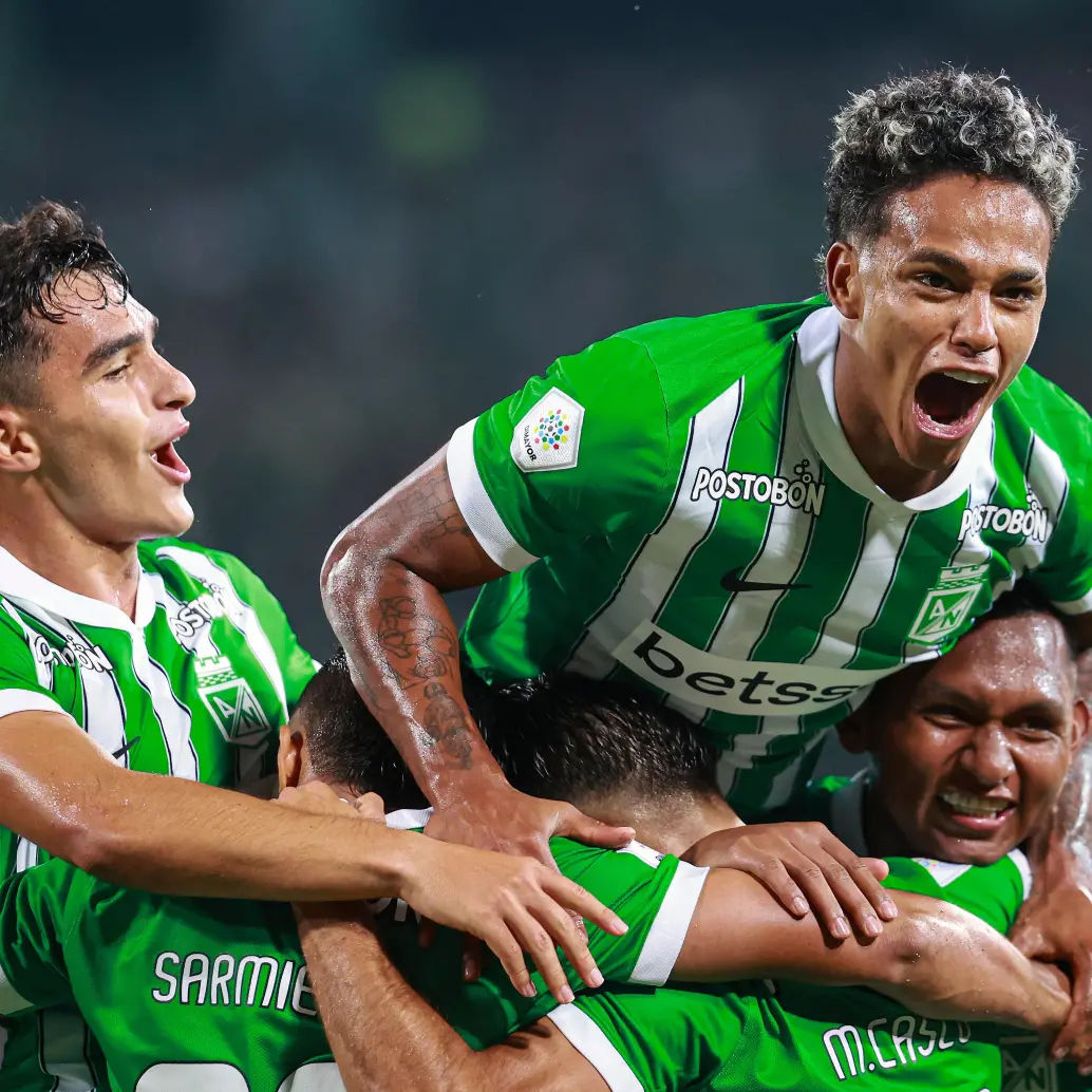 Atlético Nacional es líder de la Liga Betplay 1-2026 tras ganar 12 juegos, empatar uno y perder tres. Foto: Manuel Saldarriaga Quintero.