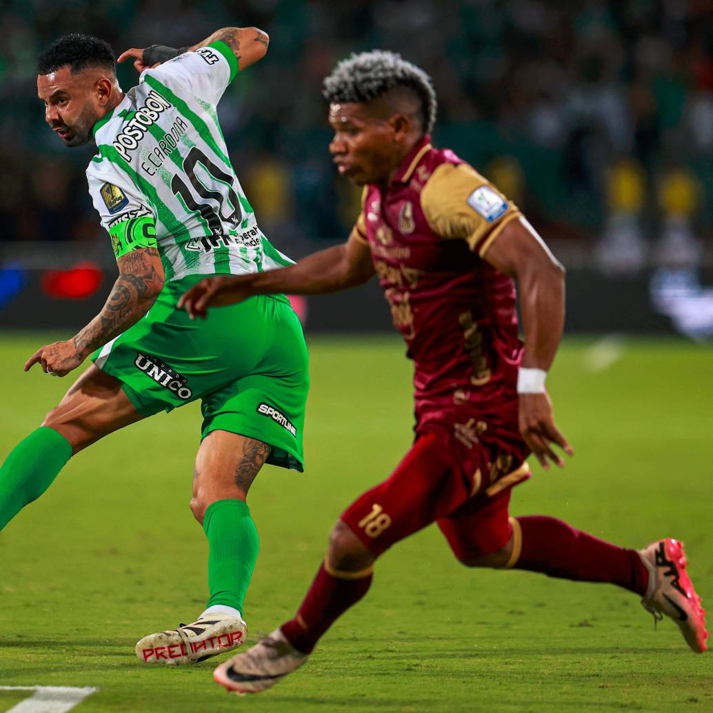 Edwin Cardona volverá a ser el eje verdolaga frente al conjunto pijao. FOTO MANUEL SALDARRIAGA