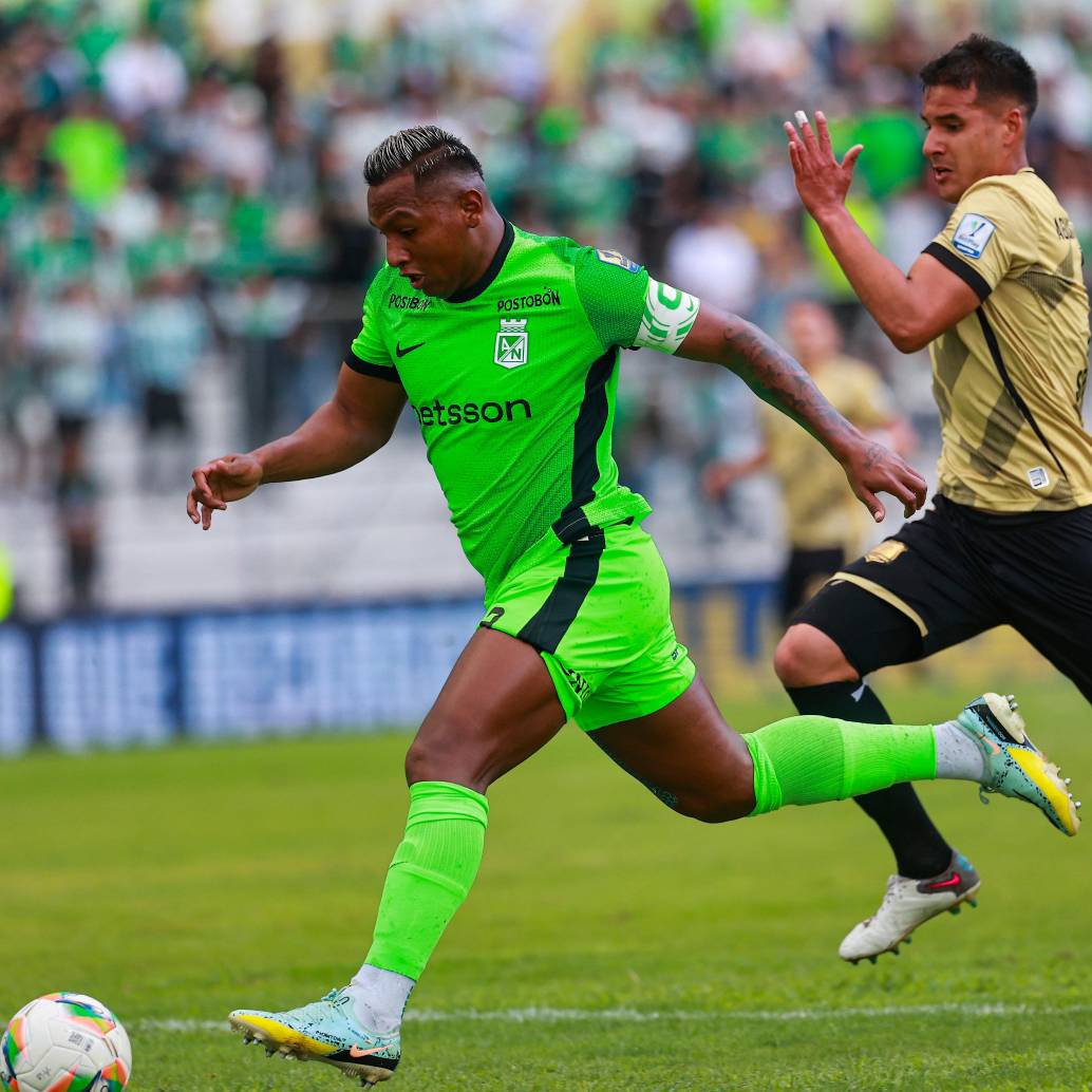 Alfredo Morelos, delantero de Nacional, opción para el duelo ante Junior. FOTO MANUEL SALDARRIAGA