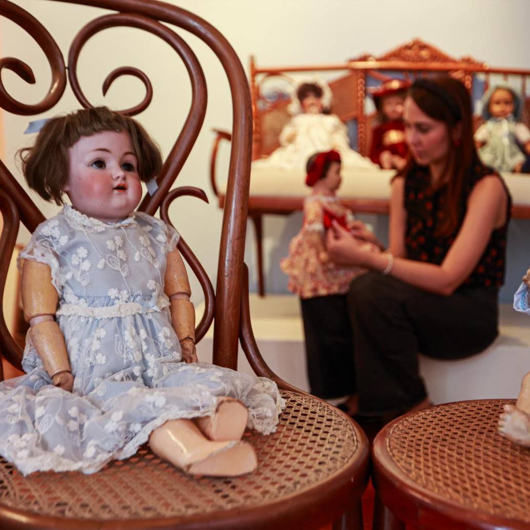 Hasta el 7 de abril los visitantes al museo podrán disfrutar de la exposición de más de mil muñecas antiguas. Foto: Manuel Saldarriaga Quintero.
