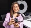Alejandra Beltrán inició siendo practicante y escaló, durante 10 años, hasta convertirse en la voz oficial de Radiónica. <b>FOTO</b> @maalebeltran