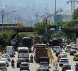 Fotografías de pico y placa y congestiones en el sector del soterrado de Parques del Río. Fecha de evento: 21/02/2024 Foto: Andrés Camilo Suárez Echeverry