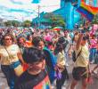 <p>Los asistentes del Pride 2025 caminaron más de cinco kilómetros hasta el Parque de las </p><p>Luces. FOTO Esneyder Gutiérrez</p>