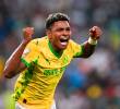 Brayan León es el goleador del Mamelo Sundowns del fútbol sudafricano. El nacido en Turbaco, Bolívar, ha marcado 15 goles en 24 partidos. El delantero llegó desde el DIM. <b>FOTO: </b>Masandawana