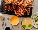Los tradicionales waffles originarios de Bélgica han mutado gracias a las nuevas tendencias de comida saludable. FOTO Cortesía www.lauracastro.strikingly.com 