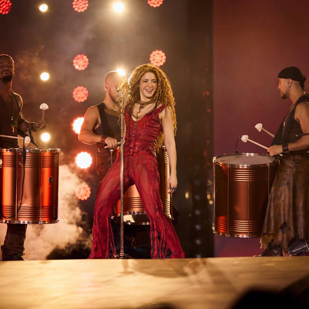 Shakira en su gira en Estados Unidos. FOTO Cortesía Nicolas Gerardin