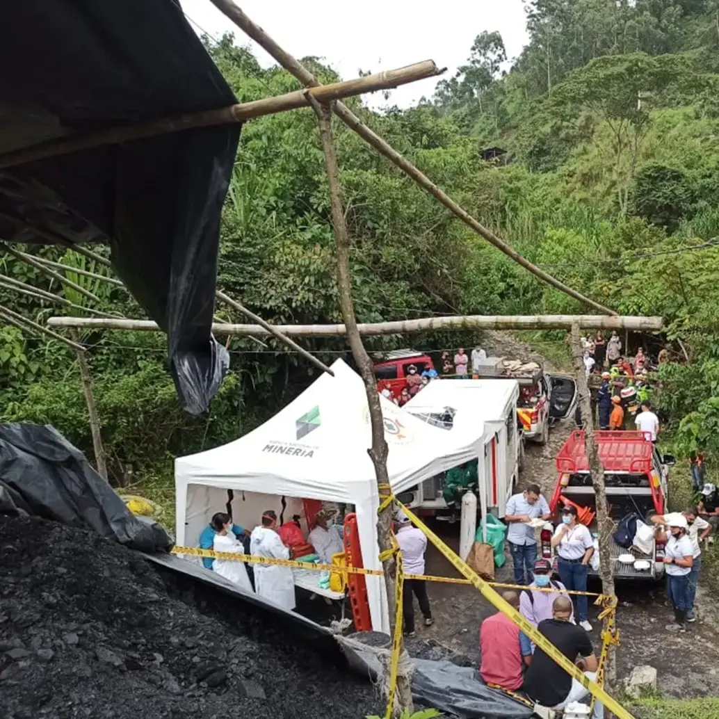 Mineros en Amagá, Antioquia (Colprensa-Agencia Nacional Minera).