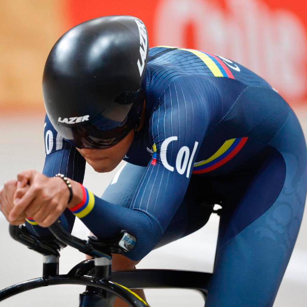 Stefany Cuadrado es la nueva sensación de la pista. El año pasado, también en Chile, pero en el Mundial élite, fue bronce en el keirin. FOTO 