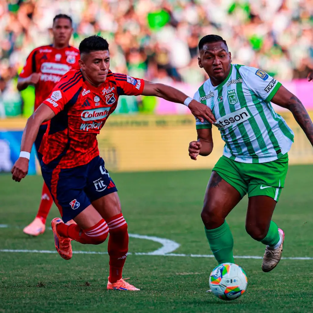 Atlético Nacional e Independiente Medellín definirán el primer campeón por Copa de un clásico paisa. Foto: Manuel Saldarriaga.