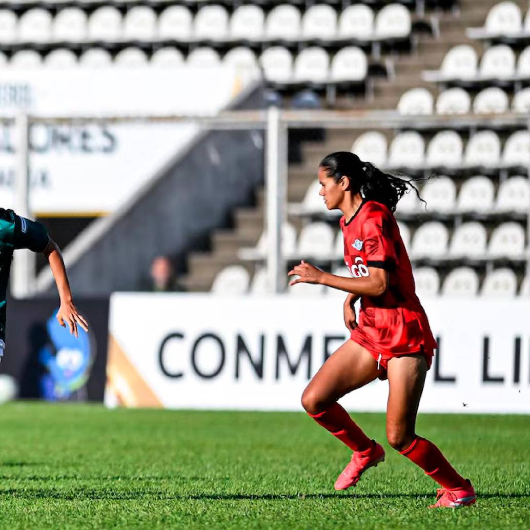 Leidy Lorena Cobos Garzón fue una de las protagonistas de Cali en el debut en Copa Libertadores. FOTO: Tomada de X @CONMEBOL