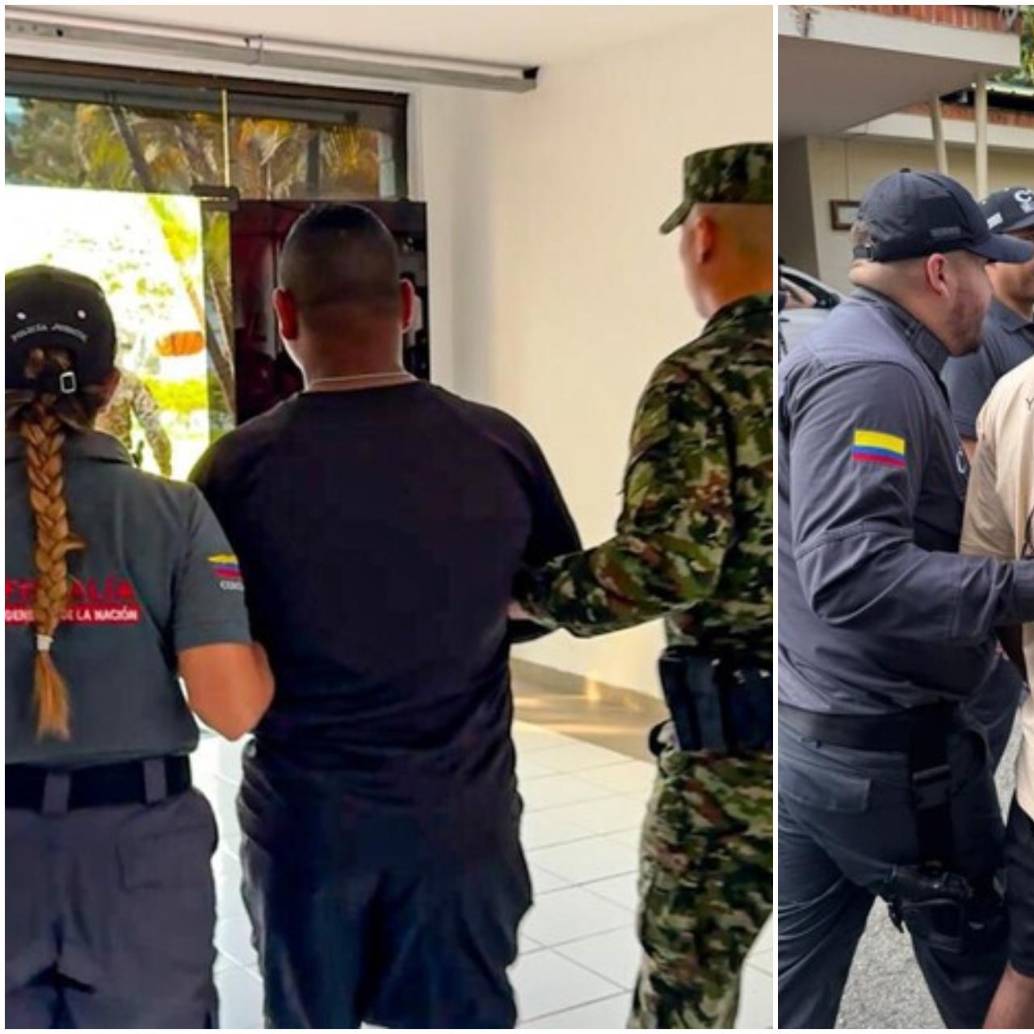 La individualización de los presuntos responsables se dio en tiempo récord y deberán responder por homicidio agravado, tortura agravada y desaparición forzada agravada. Estos son dos de los militares capturados. FOTO: Cortesía Ejército Nacional