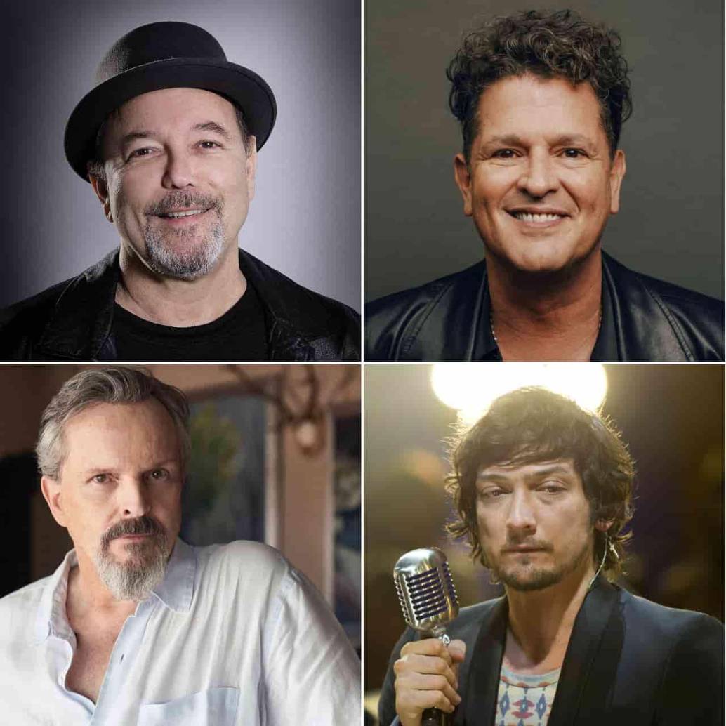 Ruben Blades, Carlos Vives, Fito Páez, Miguel Bosé, Zoe e Illya Kuryaki &amp; the Valderramas son algunos de los artistas confirmados para el Festival Cordillera 2025. FOTOS: Colprensa y Cortesía
