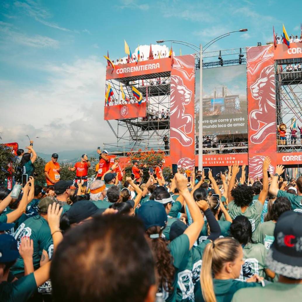 Las calles de Medellín volverán a llenarse de energía, música y miles de historias personales cuando Corre Mi Tierra regrese a la ciudad el próximo 19 de abril. FOTO: Cortesía CMT