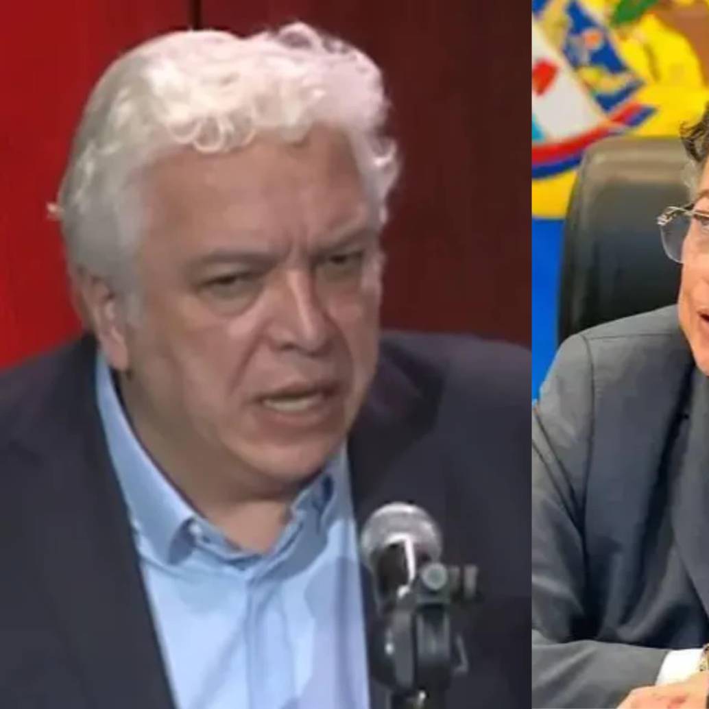 Carlos Alonso Lucio y Petro son exguerrilleros del M-19. Sin embargo, Lucio ya no defiende ideas de izquierda. Foto: Captura de video/Colprensa.