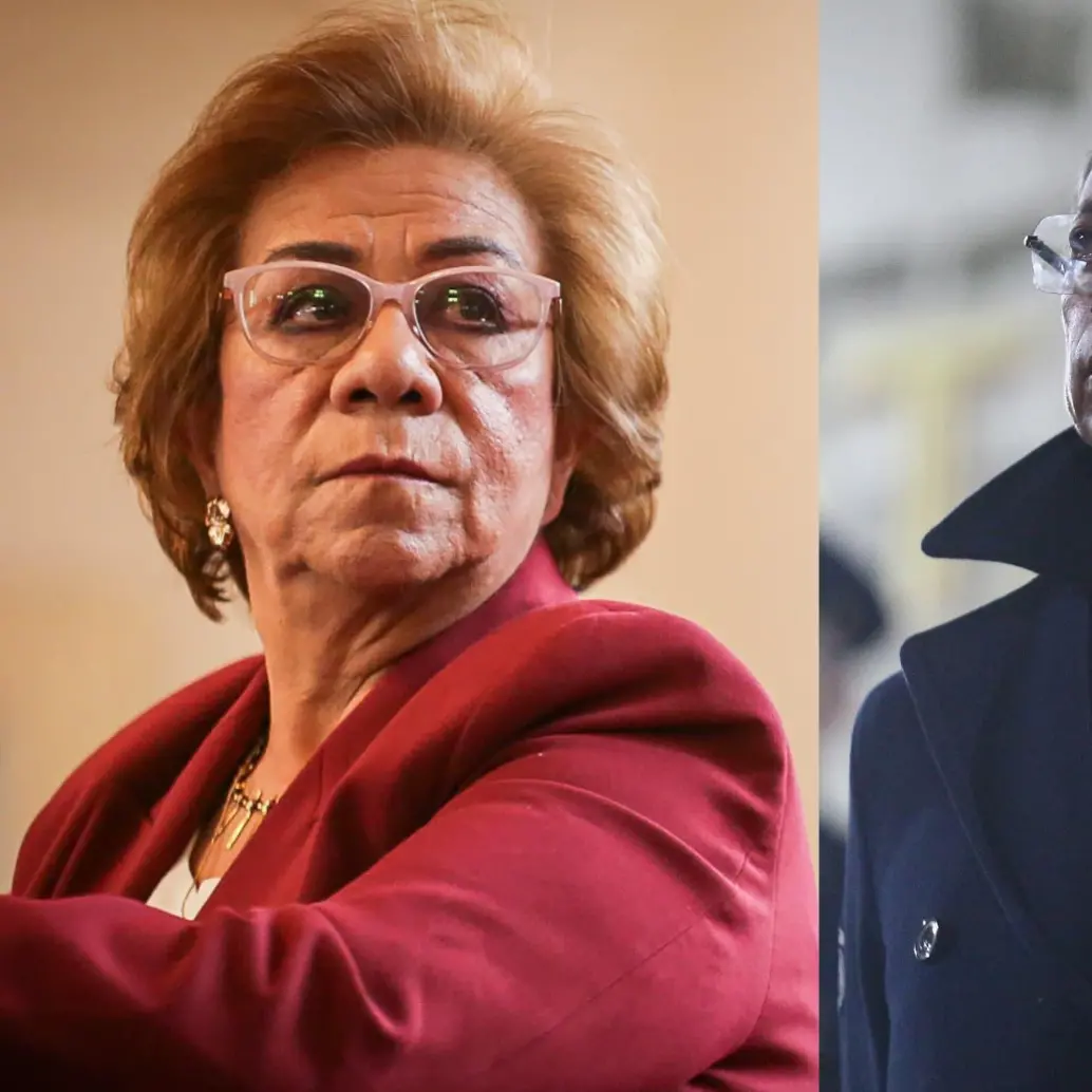 Rosa Villavicencio, canciller y el presidente Gustavo Petro. Foto: Colprensa