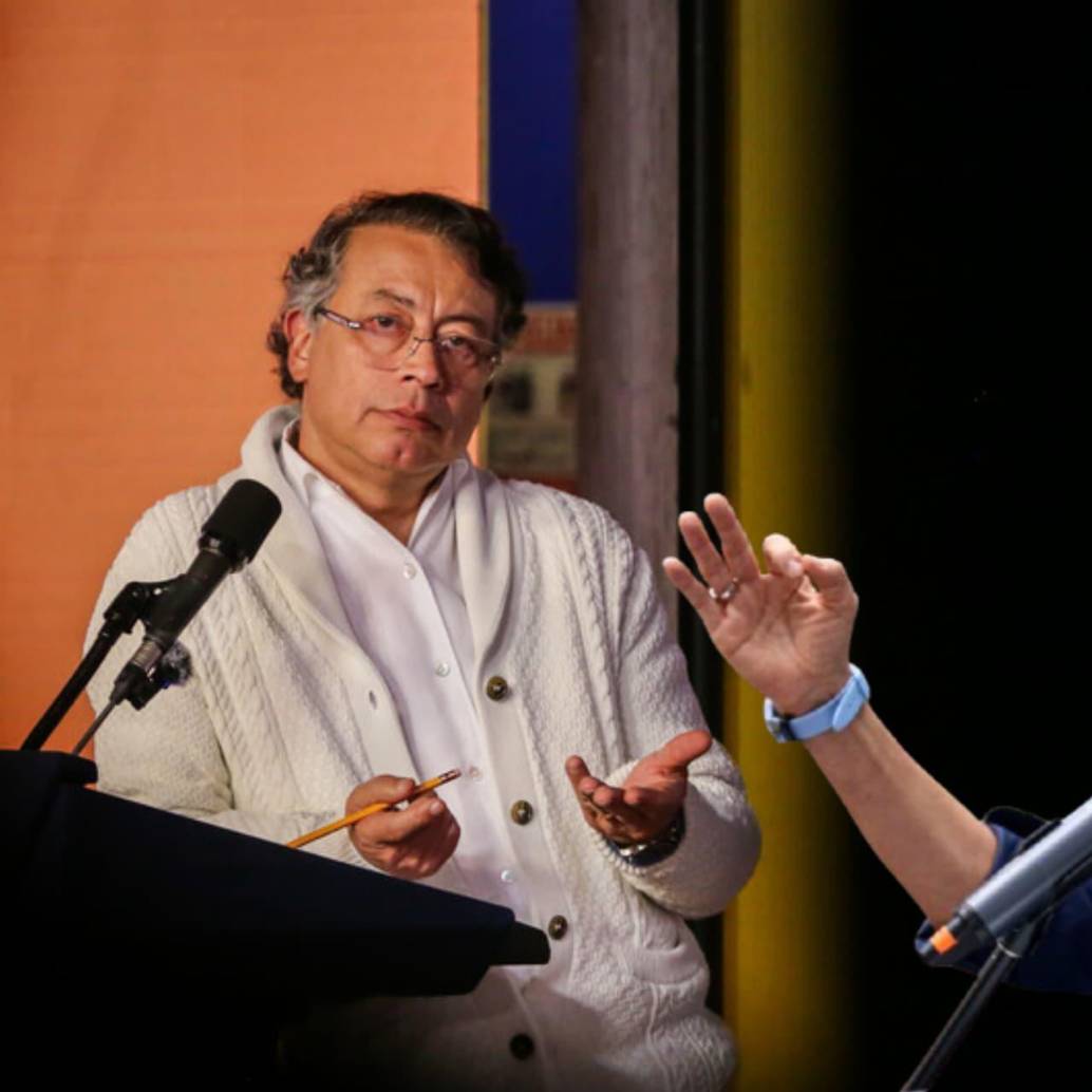 Presidente Gustavo Petro denunciado por la candidata Claudia López. Foto: Colprensa