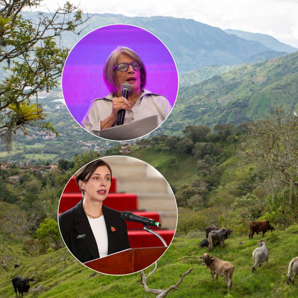 La exministra Cecilia López y la actual ministra de Agricultura Matha Carvajalino generaron polémica por las cifras de restitución de tierras. Fotos: Edwin Bustamente, Camilo Suárez y Colprensa