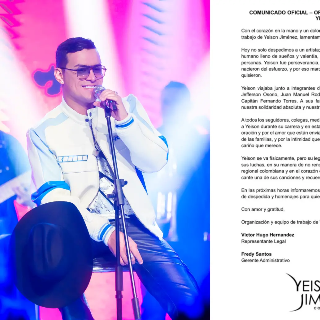 Yeison Jiménez en su gira por Europa. Foto: cortesía