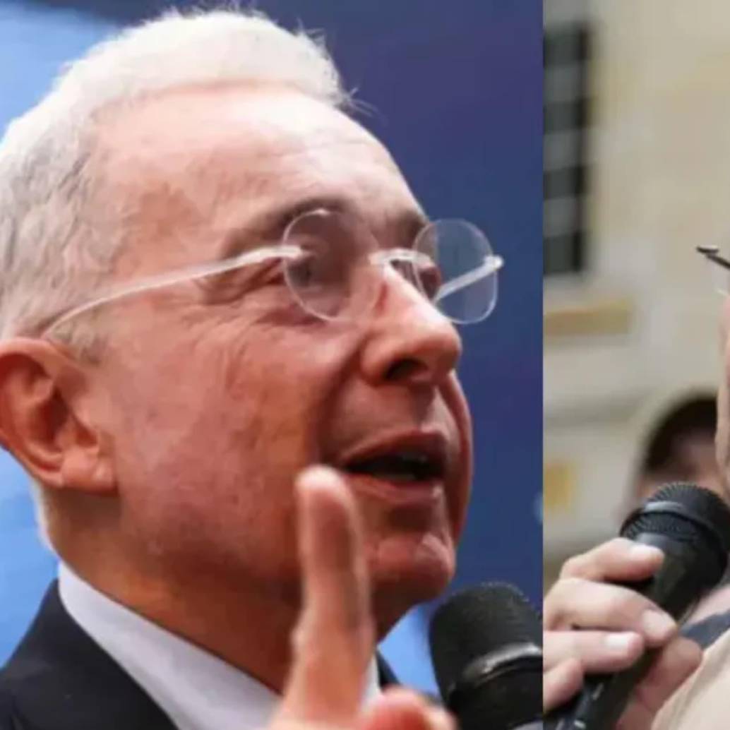 Álvaro Uribe e Iván Cepeda son rivales políticos de larga data. Foto: Colprensa.
