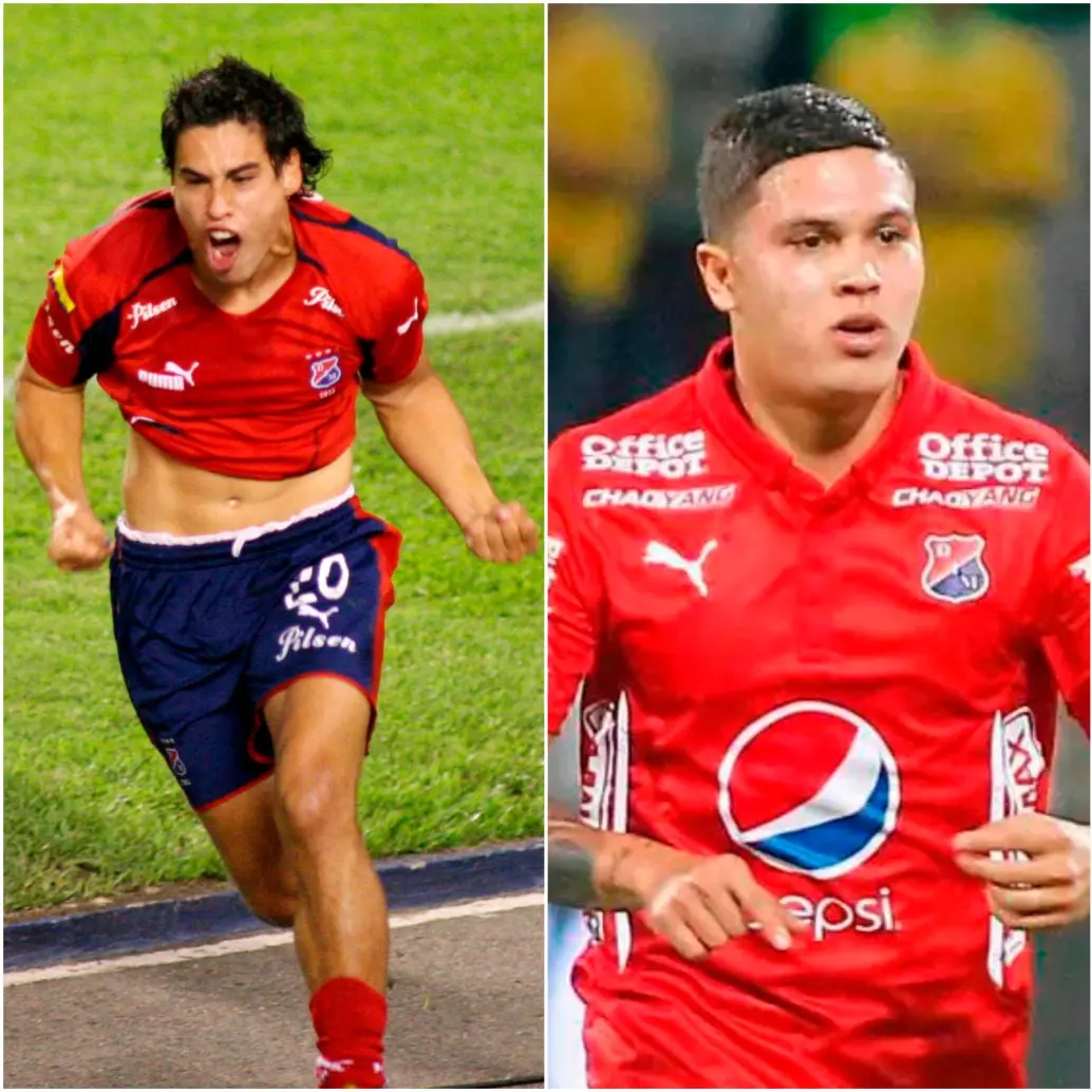 Las anotaciones de Mauricio Molina, en 2005, Juan Fernando Quintero, en 2017 y Edwuin Cetré en 2023, aparece en el video. FOTOS: JAIME PÉREZ Y MANUEL SALDARRIAGA