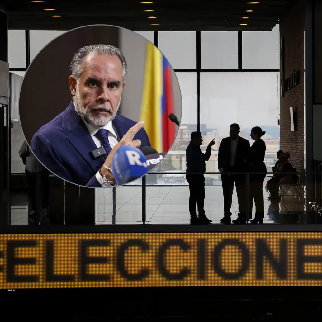 Ministro de Interior Armando Benedetti detalla panorama de orden público de cara a las elecciones del 8 de marzo. Foto: Colprensa