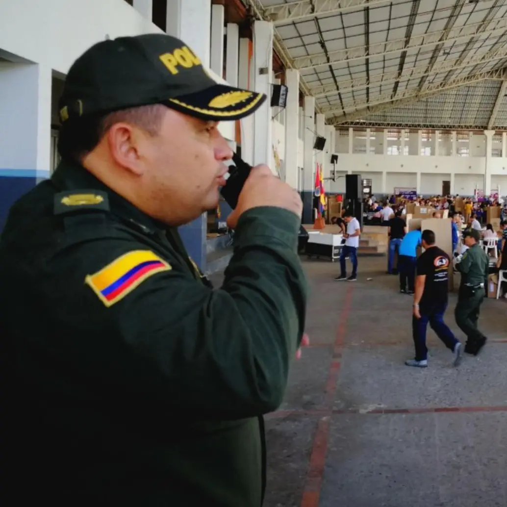 Más de la mitad de los puestos de votación en Colombia y el 90% de las mesas contarán con presencia policial este domingo 31 de mayo, según el director de la institución, general William Rincón. FOTO: Colprensa