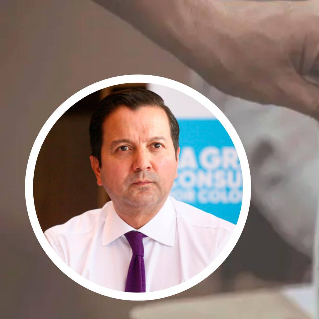 El exministro aprovechó para criticar los discursos extremos y plantear una agenda más amplia sobre seguridad, economía y consensos para el país. FOTO: CORTESÍA/COLPRENSA