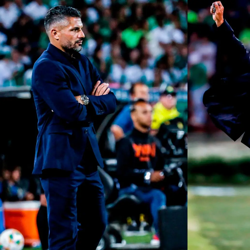 El entrenador Javier Gandolfi lleva más de 9 meses al frente de Atlético Nacional. Leonel Álvarez empezó a dirigir a Bucaramanga hace poco tiempo. FOTOS: EL COLOMBIANO