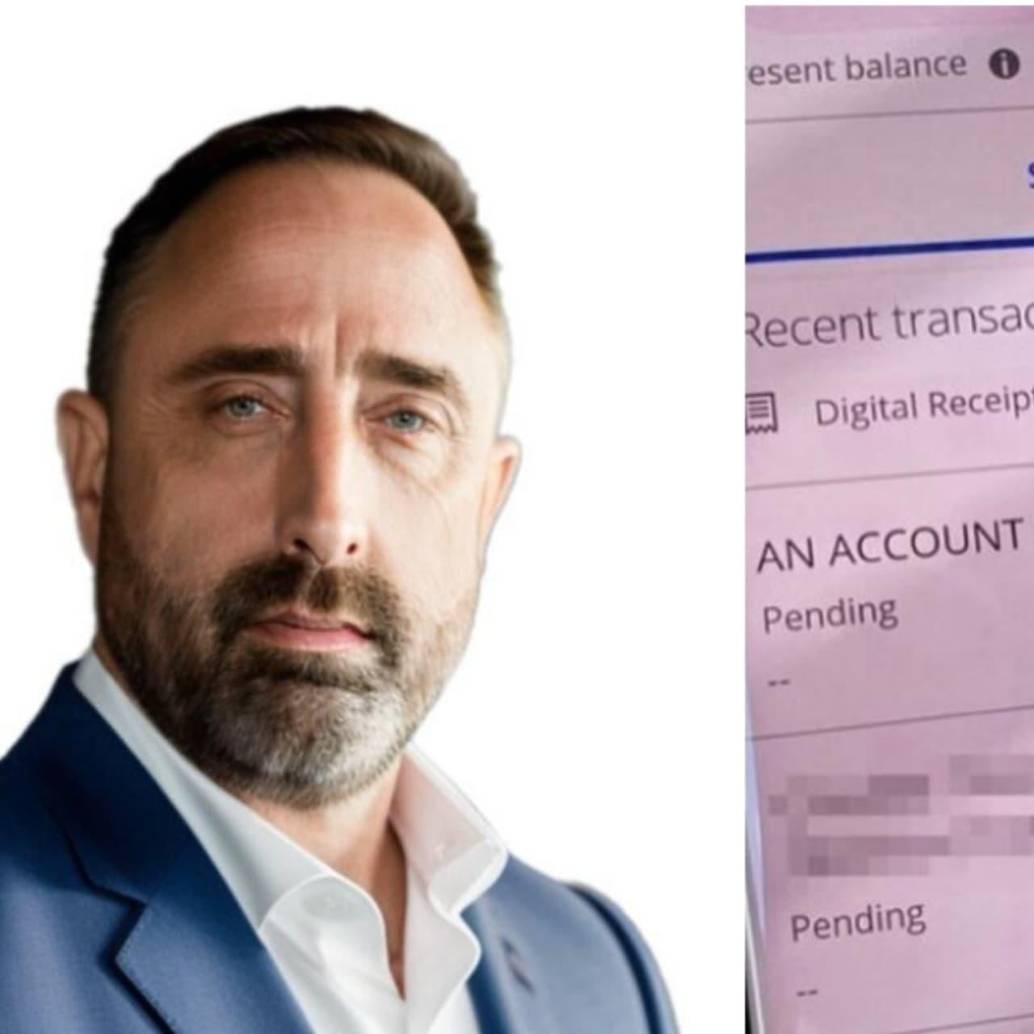 Darren James, recibió por error una transferencia de 50 mil millones de dólares en su cuenta bancaria. Foto: tomada de redes sociales
