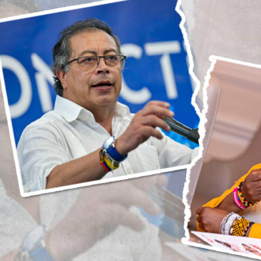 El presidente Gustavo Petro llegó a la Casa de Nariño gracias al caudal electoral que le aportó Francia Márquez. Hay malestar en las comunidades afro de Colombia.. FOTO Presidencia