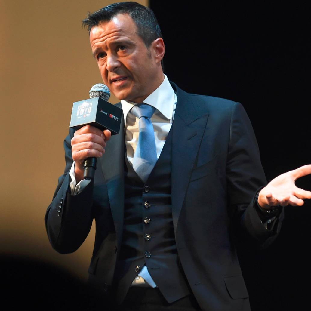 Jorge Mendes es el representante más famoso del fútbol y gana cifras multimillonarias al año, gracias a comisiones significativas. <span class="mln_uppercase_mln">FOTO</span> <b><span class="mln_uppercase_mln">getty</span></b>