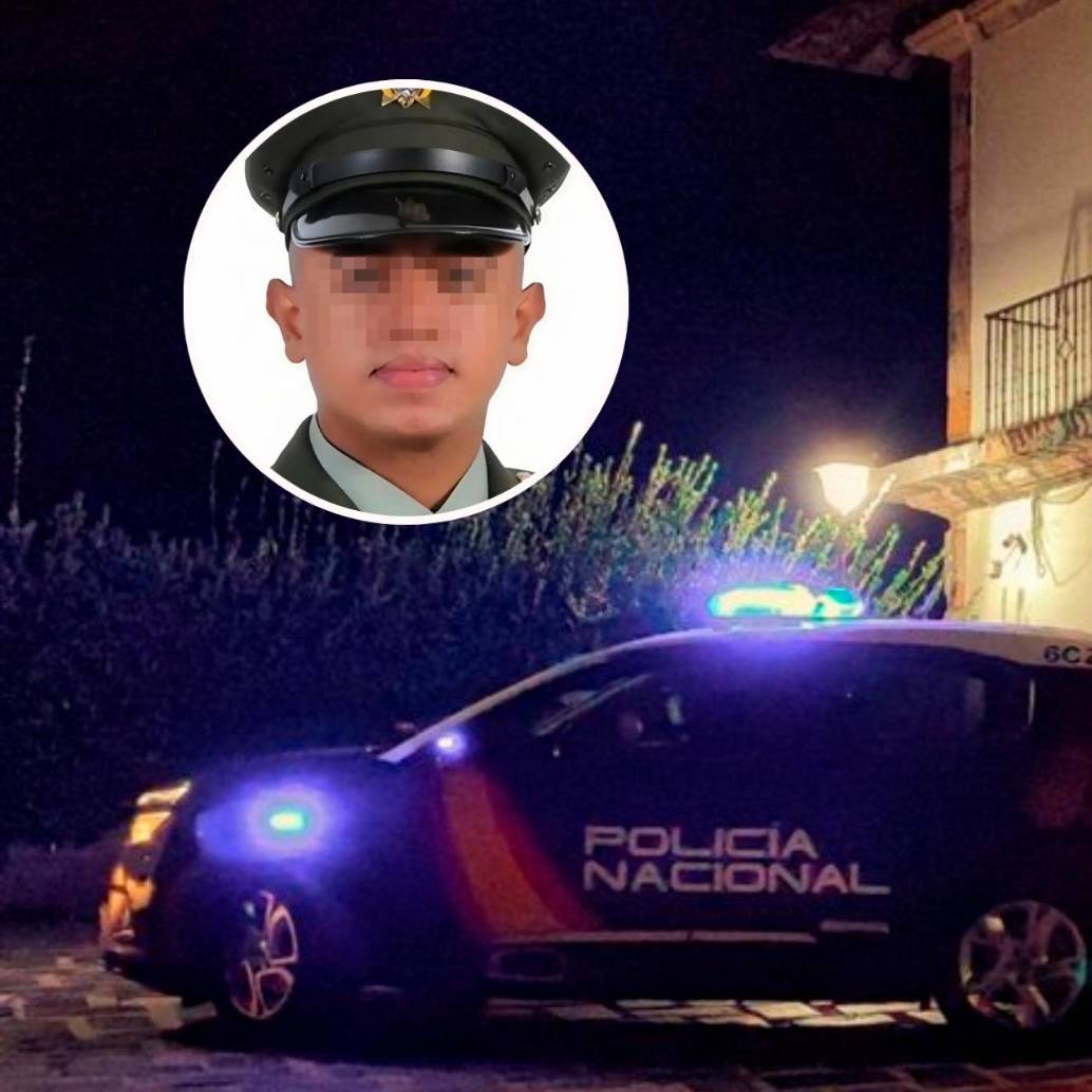 Cristian H. es el expolicía colombiano que está detenido por abusar de dos menores de edad en Madrid. FOTO: Tomada de X @policia