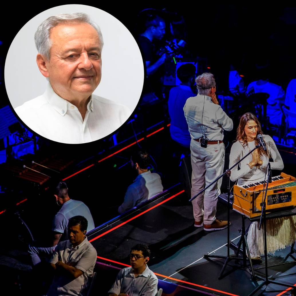 Jorge Carvajal y Manuela Mejía en la meditación del MED en la Macarena. FOTOS Camilo Suárez