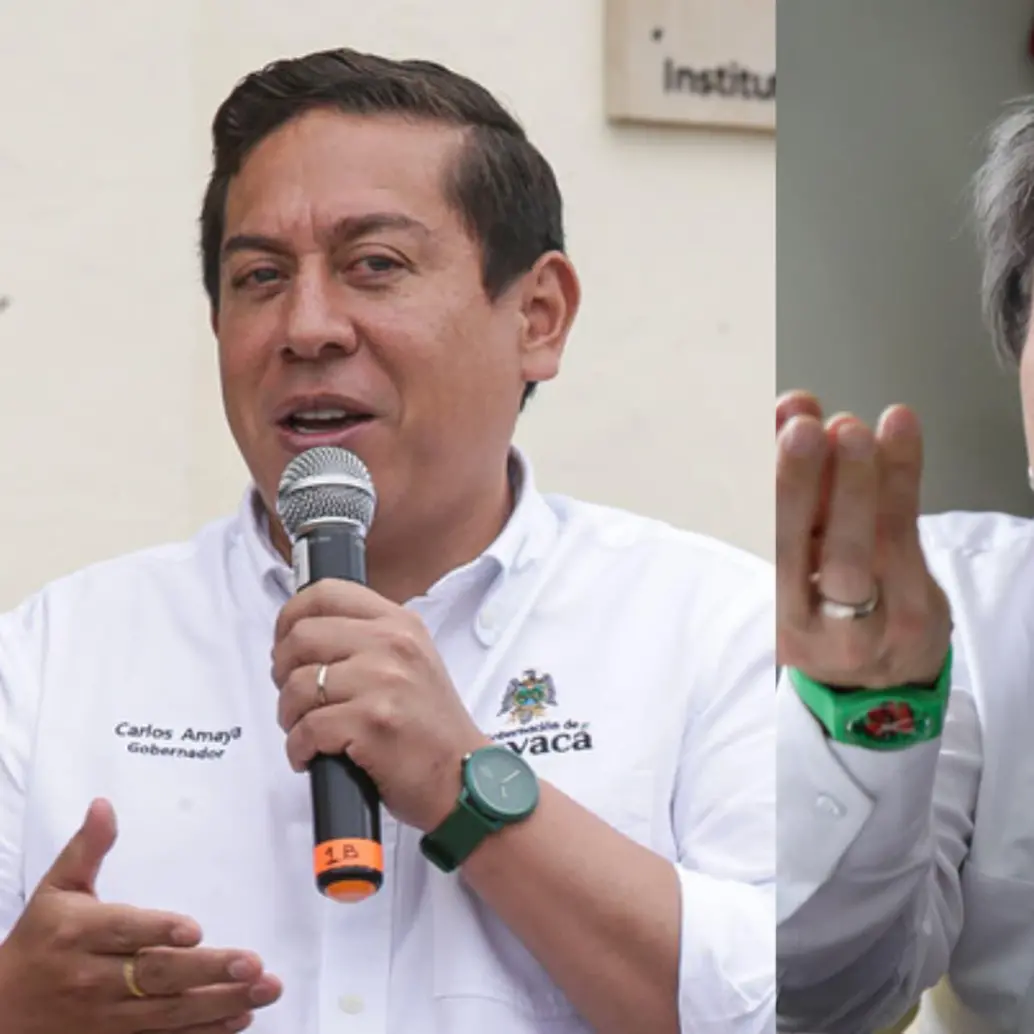 Carlos Amaya es gobernador de Boyacá por segunda vez y, pese a haber apoyado a Rodolfo Hernández en 2022, hoy es uno de los más fieles aliados del gobierno Petro. Foto: Colprensa.