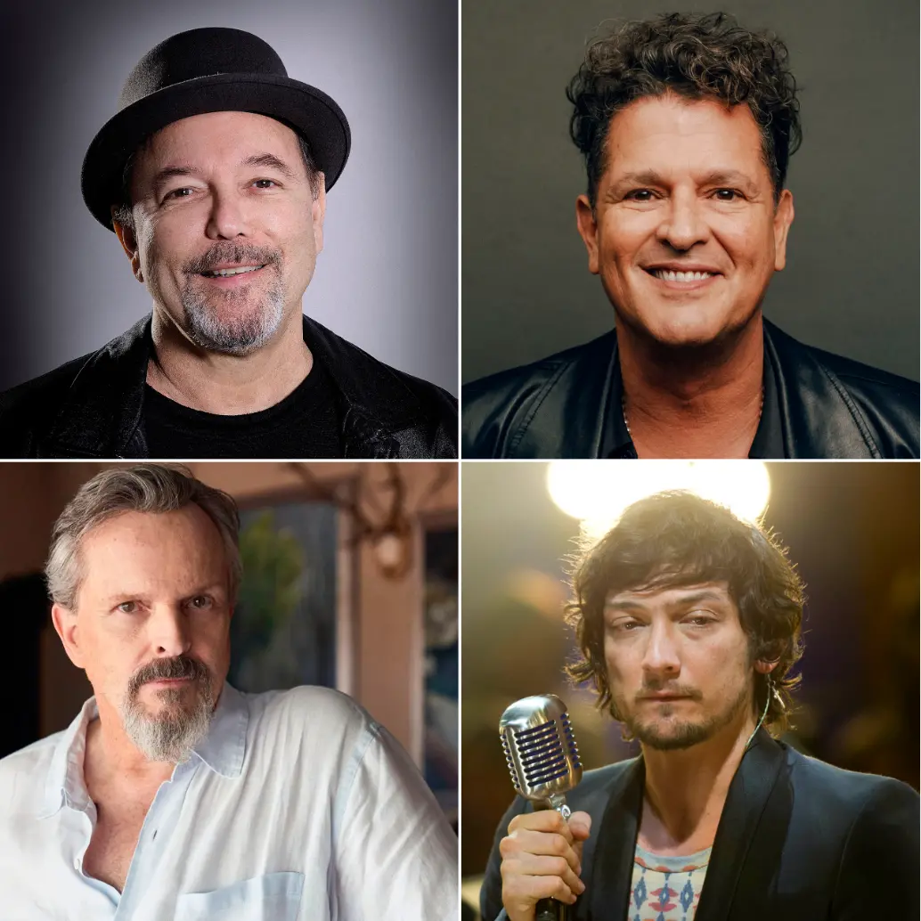 Ruben Blades, Carlos Vives, Fito Páez, Miguel Bosé, Zoe e Illya Kuryaki &amp; the Valderramas son algunos de los artistas confirmados para el Festival Cordillera 2025. FOTOS: Colprensa y Cortesía