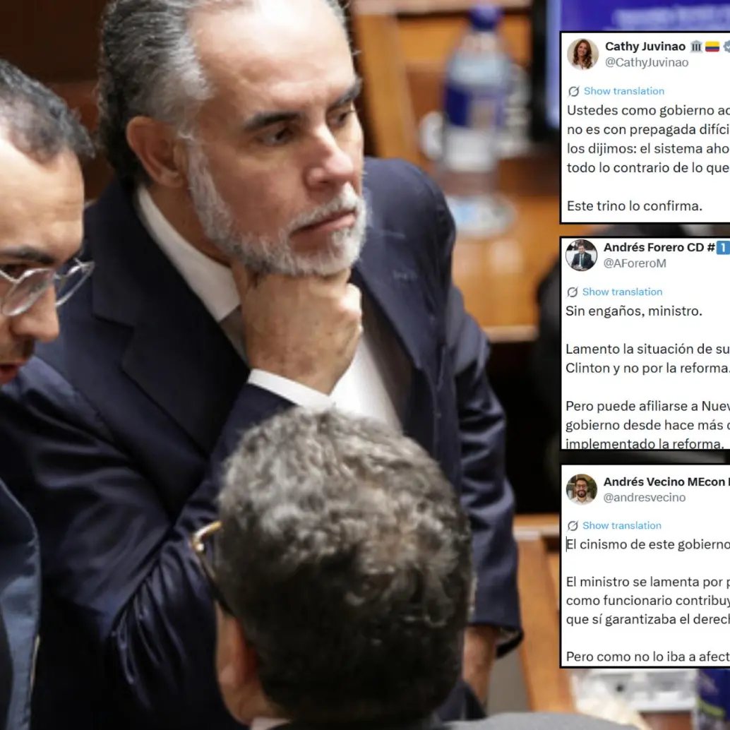 Benedetti denunció que Sura le canceló su plan de medicina prepagada a él y a su familia. Foto: Colprensa/Redes Sociales. 