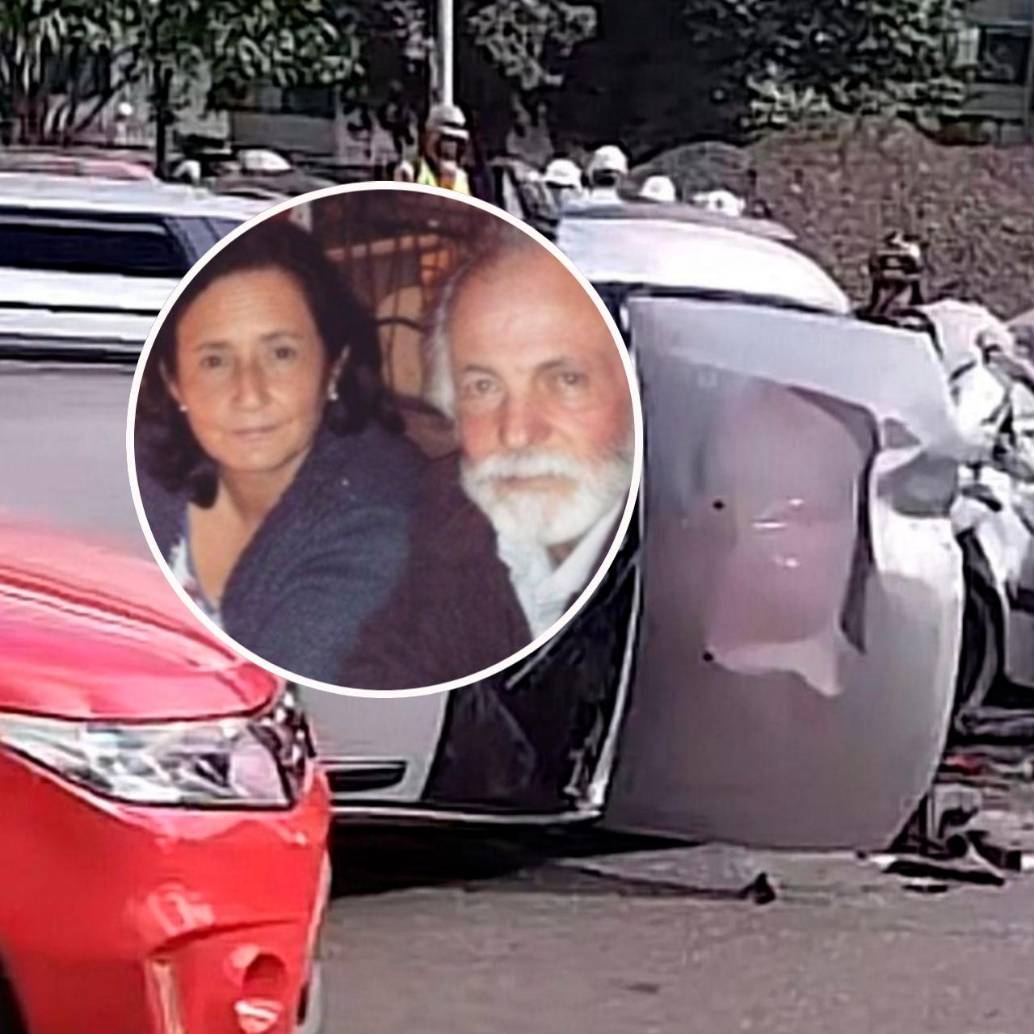 Dos adultos mayores, que viajaban en uno de los carros chocados por el vehículo que perseguía a los presuntos ladrones, fueron las víctimas mortales del accidente. FOTOS: Tomada de X @PasaenBogota y redes sociales