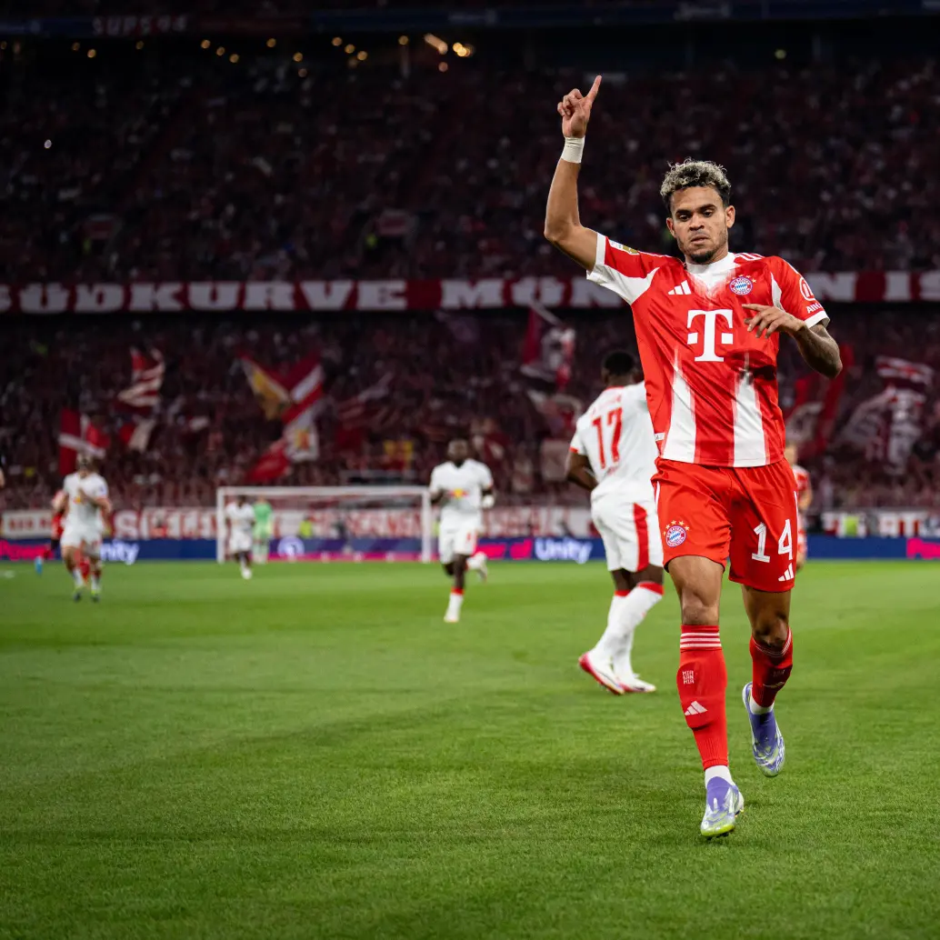 Luis Díaz tiene contrato con el Bayern Múnich hasta mediados de 2029. FOTO: TOMADA DEL X DEL BAYERN MÚNICH 