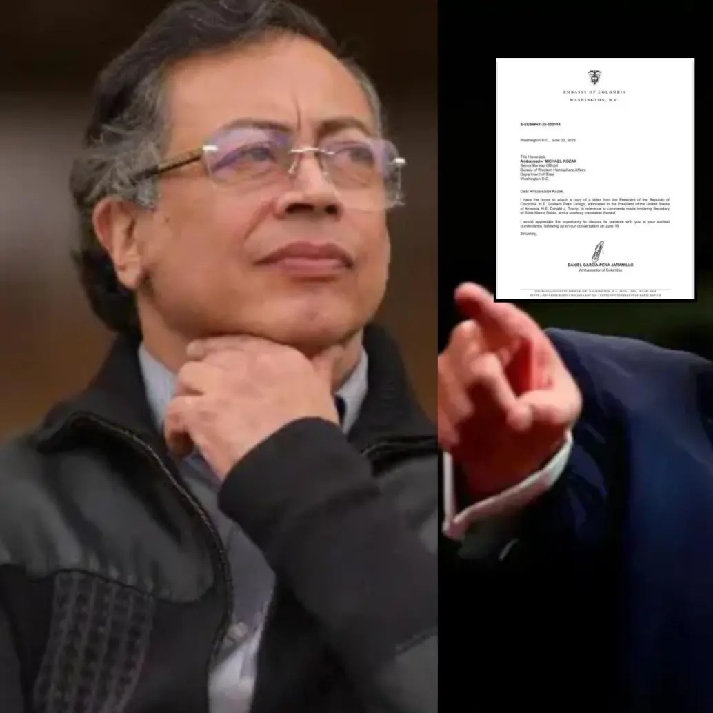 La carta fue dirigida a Trump y a otro embajador de su administración. FOTOS: Presidencia, Getty y Cancillería
