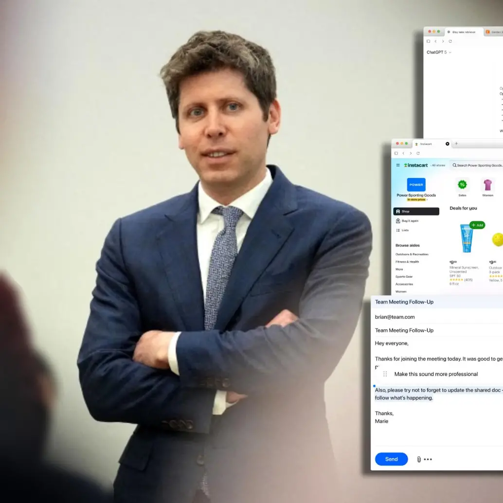 ChatGPT Atlas, el nuevo navegador de OpenAI, combina la búsqueda web con un agente inteligente que puede leer páginas, automatizar acciones y acompañar al usuario en cada clic. FOTO cortesía OpenAI-Getty