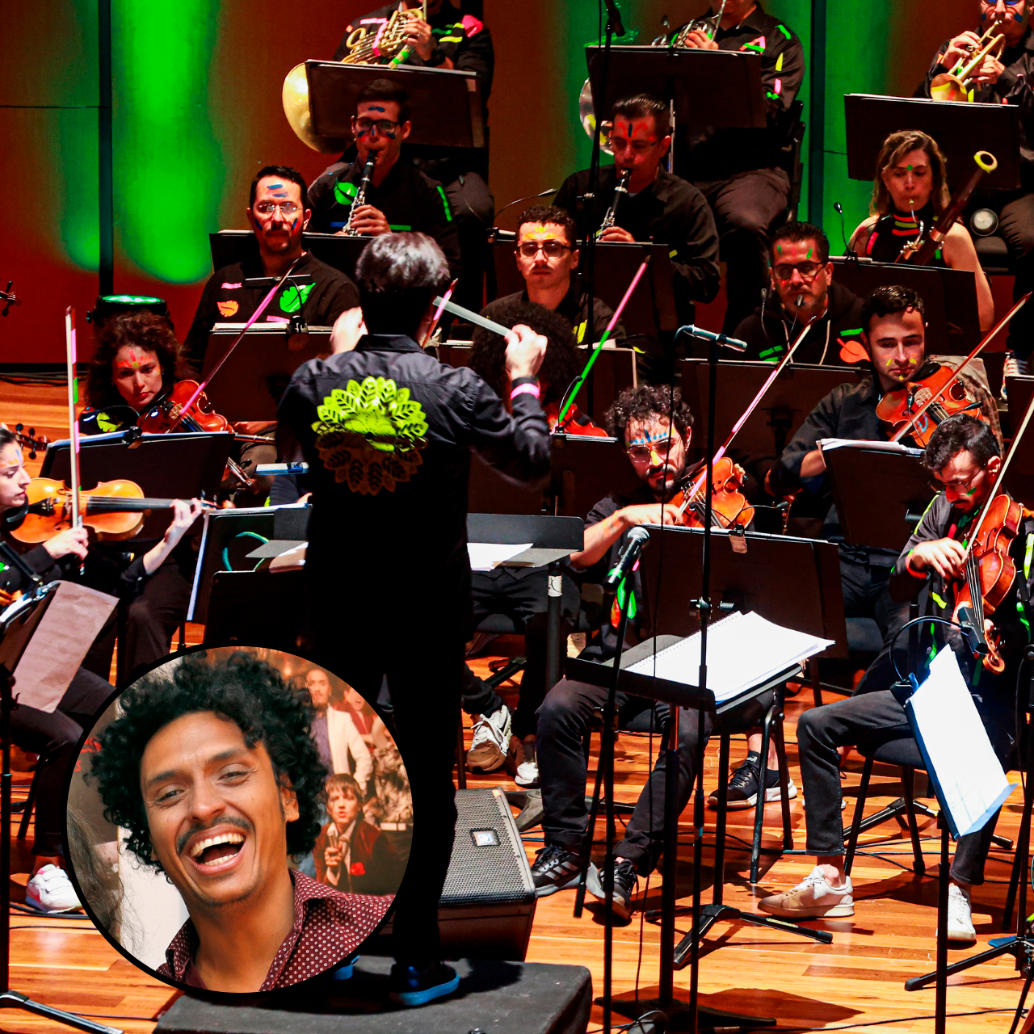 Juancho Valencia (en el círculo) dirige este repertorio que incluye canciones de Los Beatles, Michael Jackson, Juanes y más. Fotos Juan Antonio Sánchez y<b> </b>Manuel Saldarriaga.