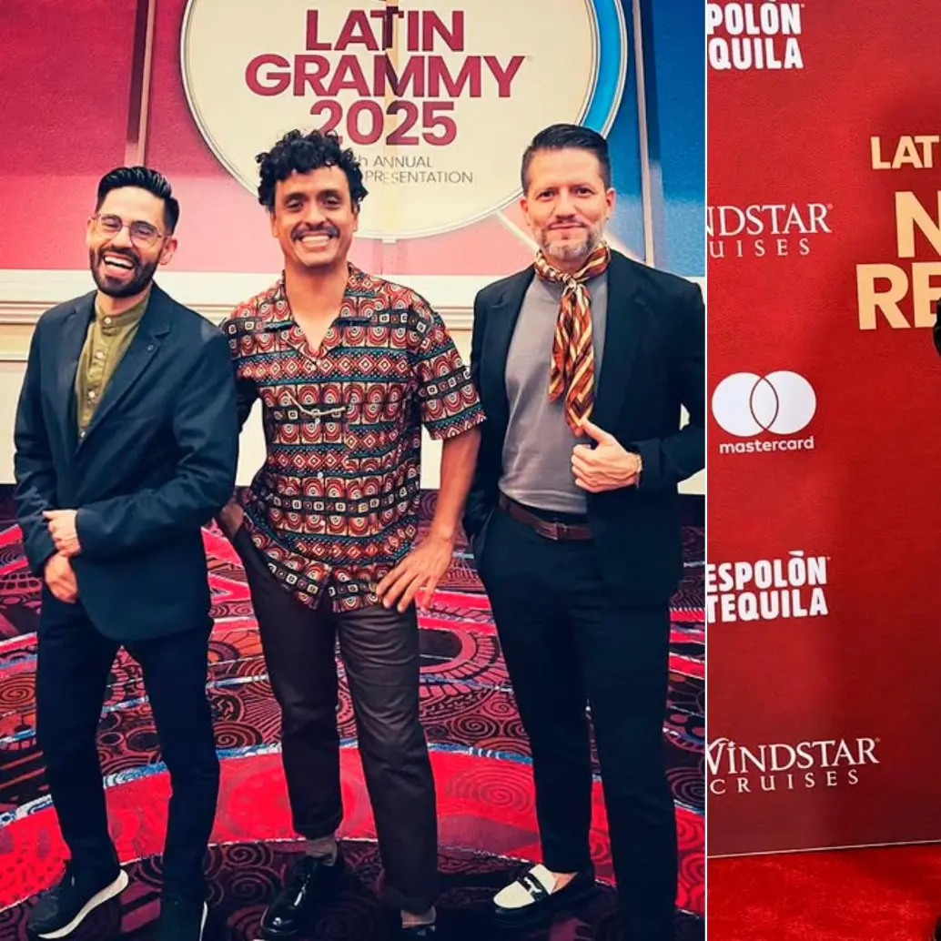 Puerto Candelaria y Andrés Cepeda están presentes en Las Vegas para la ceremonia de los Latin Grammy. FOTOS Cortesía @puertocandelaria y @andrescepeda