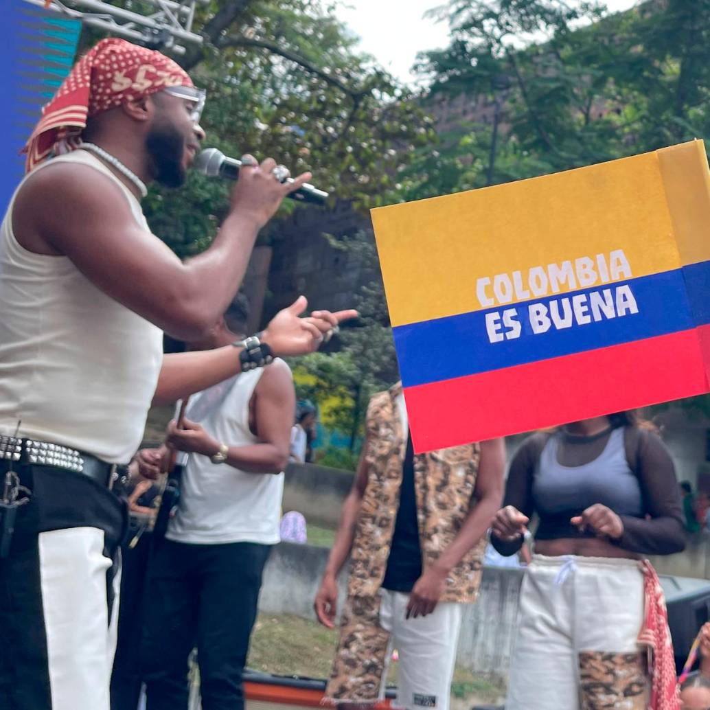 Bomby es uno de los voceros de este manifiesto cultural de amor al país. FOTO Cortesía