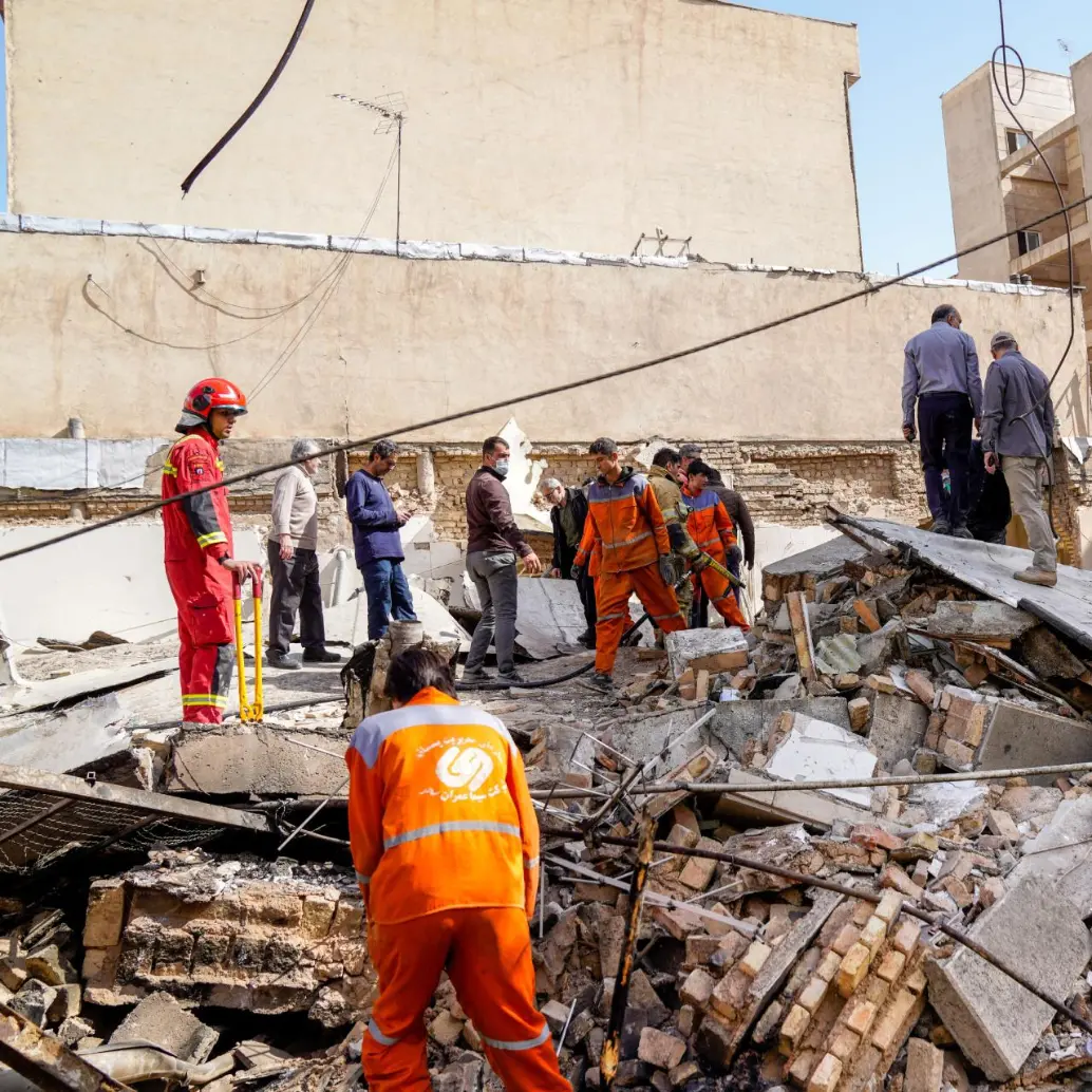 De las 31 provincias de Irán, 24 resultaron afectadas. FOTO: AFP