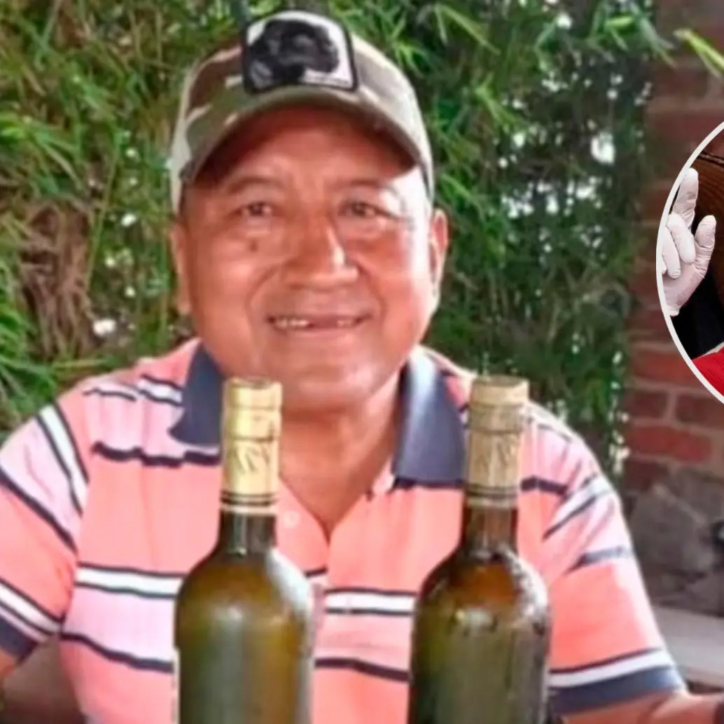 Él era Luis Alberto Peña, el líder social y militante de la Colombia Humana asesinado este jueves en Miranda, Cauca. FOTOS: Colprensa y cortesía TV Norte Noticias