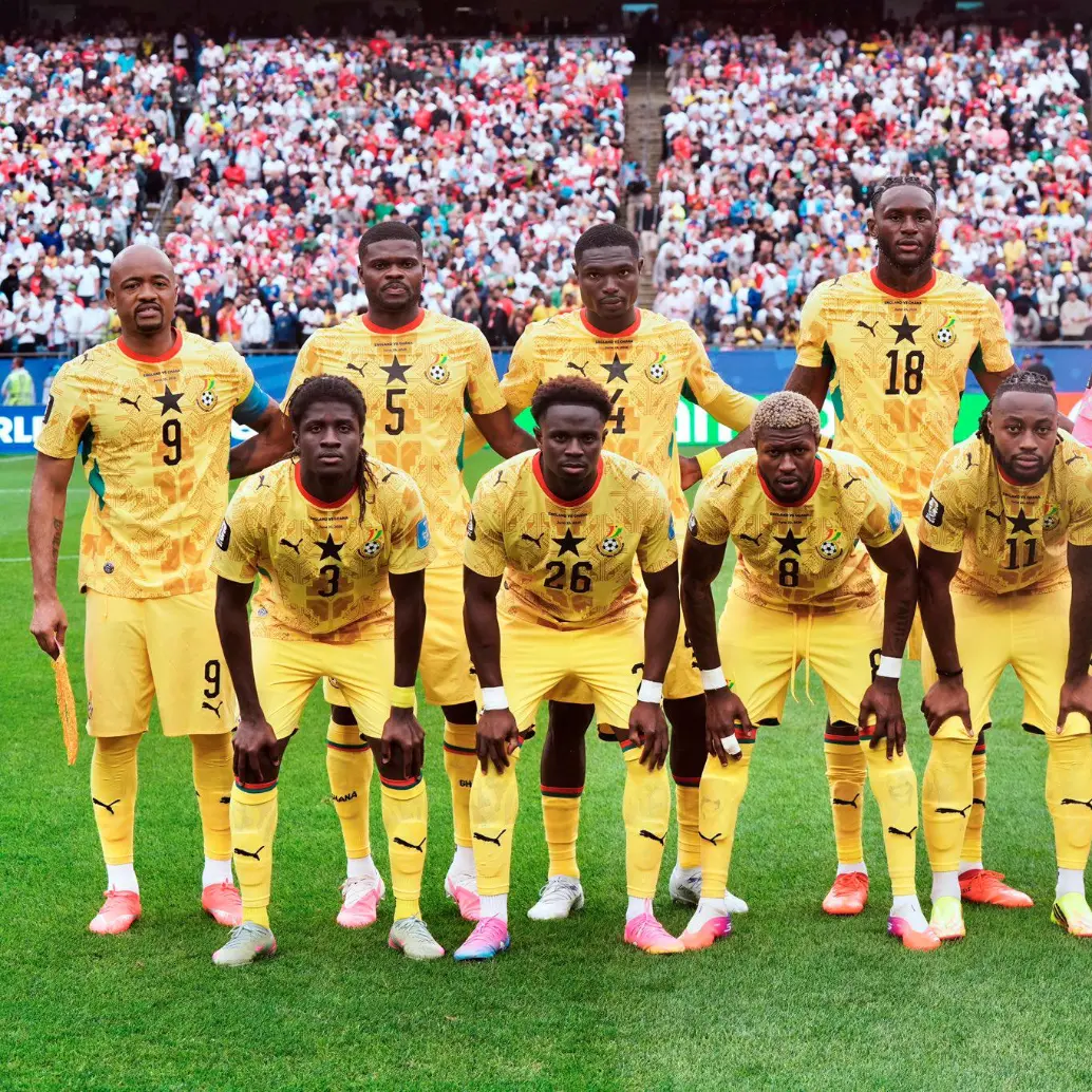 Ghana es segunda del Grupo L con 4 puntos a falta de la tercera fecha. FOTO: <b>X Black Stars</b>